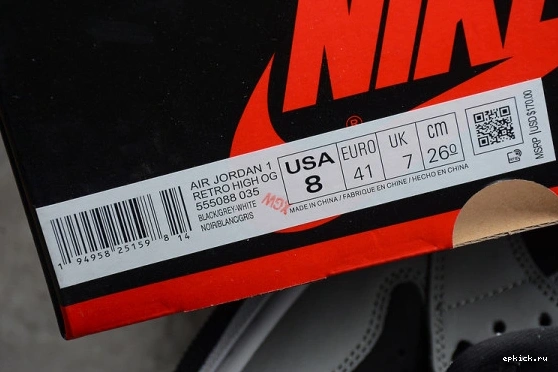 Rep EP 1 White High 555088-035 Black Grey Air Smoke Retro Jordan 555088-035 Light 0403